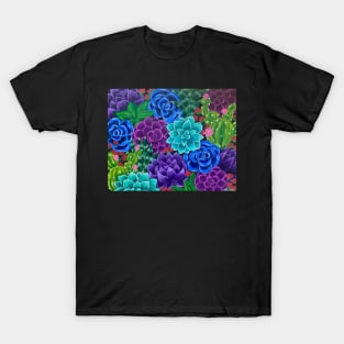 Desert Abundance - Cacti, Succulents, Florals T-Shirt